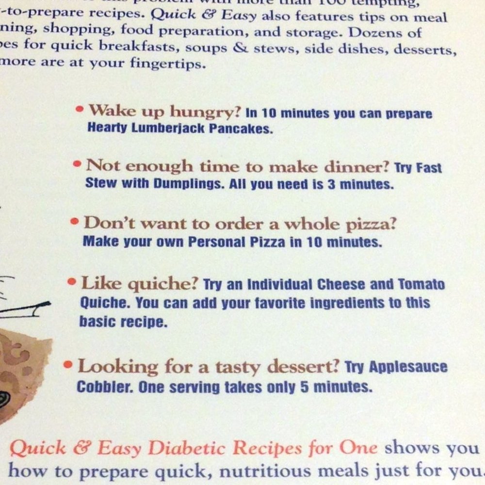 Diabetic Cookbook - Quick, Easy Diabetic Meals Recipes - Picture 3 of 11